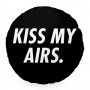 Coussin rond KISS MY AIRS. | La Sneakerie